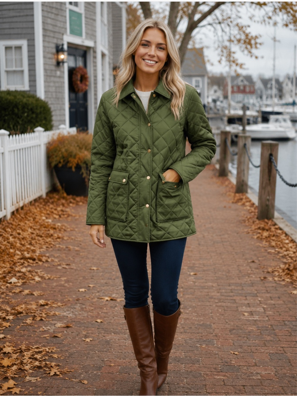 NWT J‎ Crew Collection Quilted Barn Jacket in High Shine Satin Fall